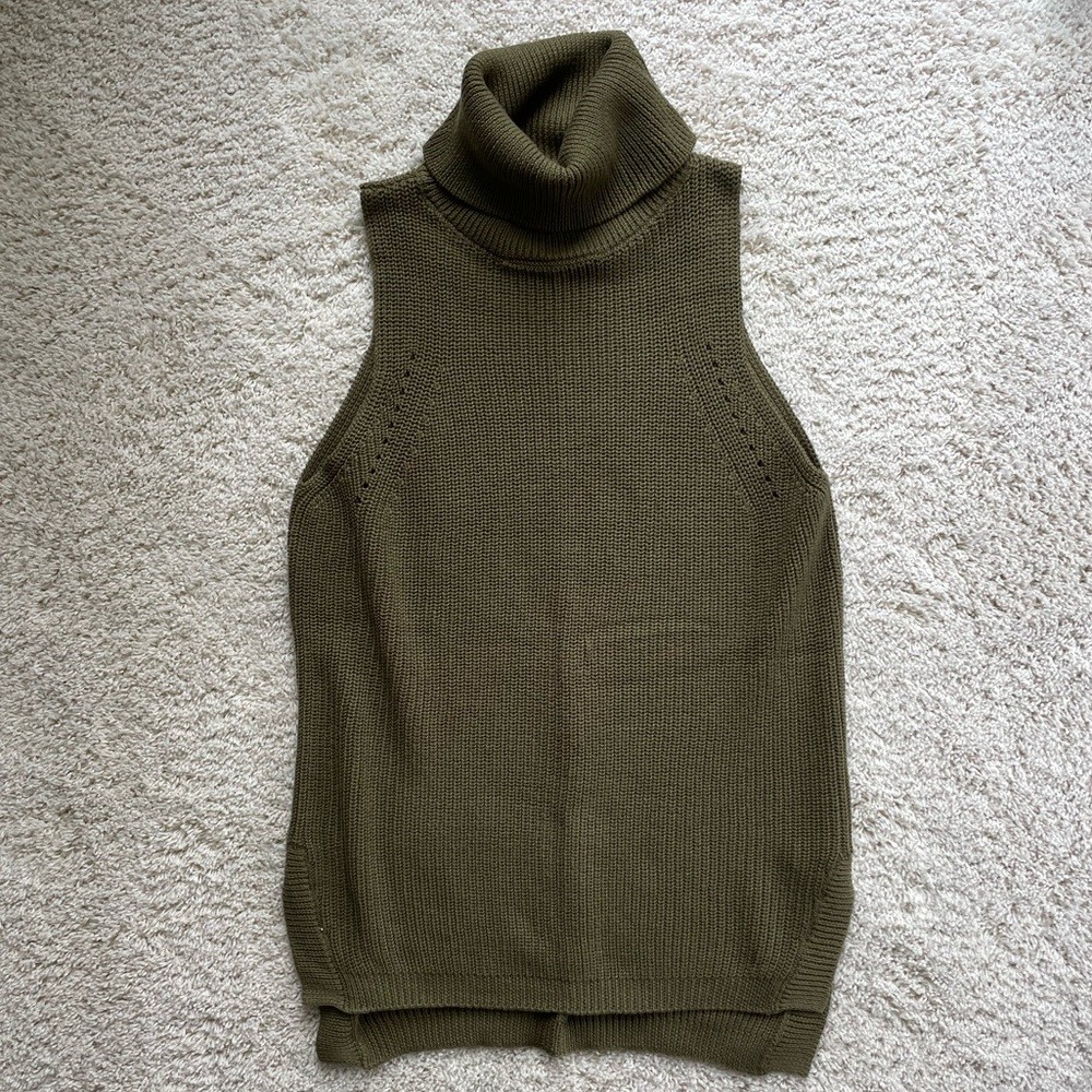 Green Sweater Tank by BP